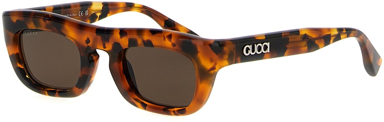Gucci Brown Acetate Sunglasses Bruin
