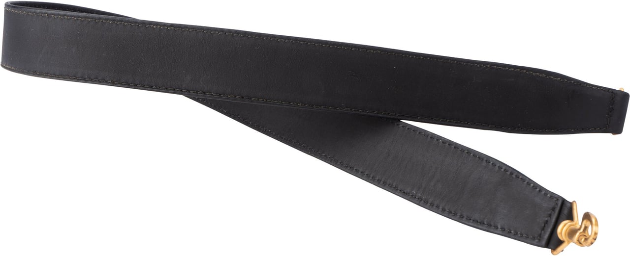 Gucci Gucci Blue Leather Bags Strap Zwart