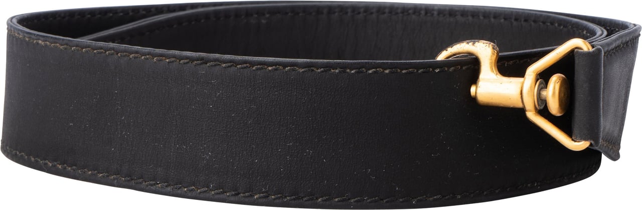 Gucci Gucci Blue Leather Bags Strap Zwart