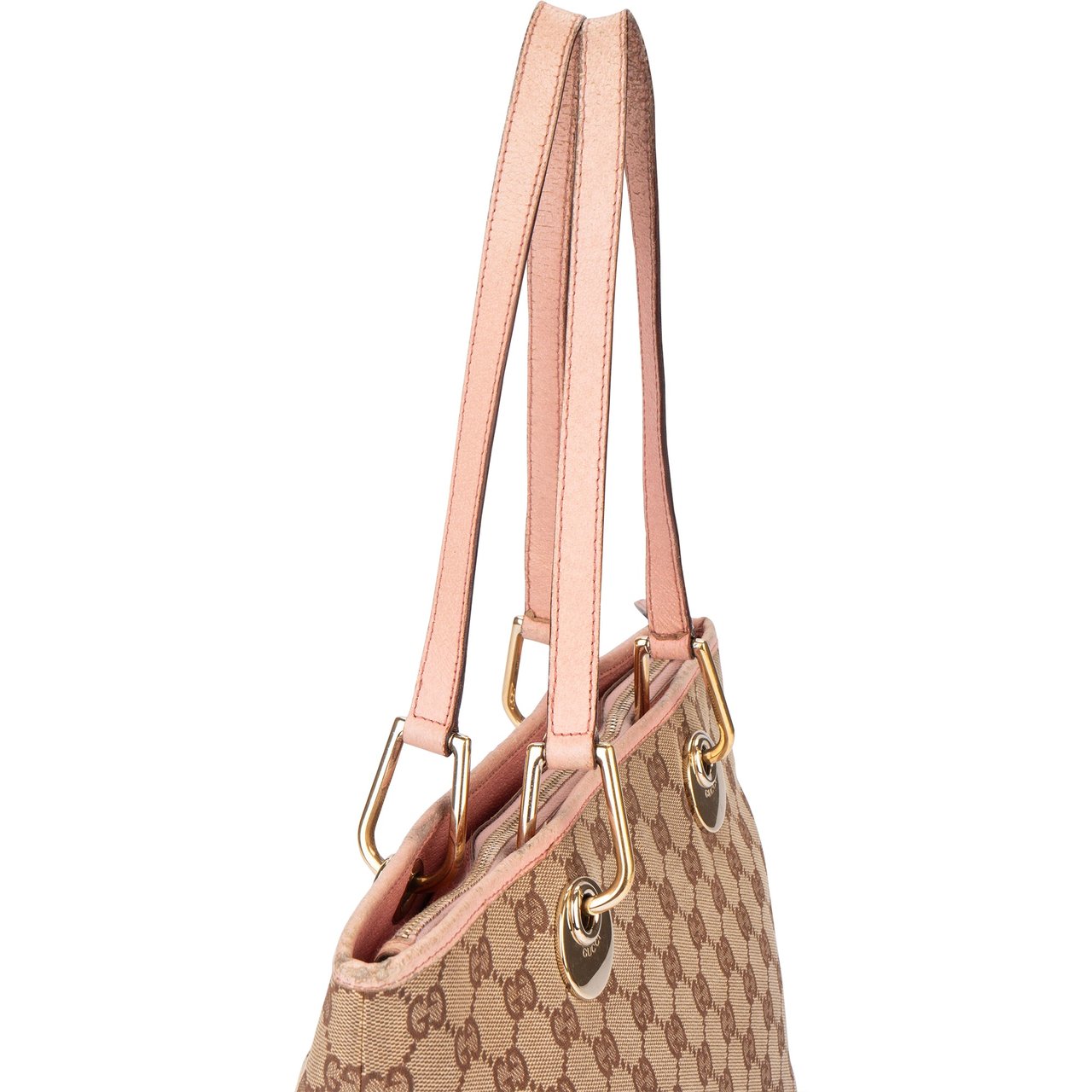 Gucci Gucci GG Monogram Eclipse Handbag Bruin