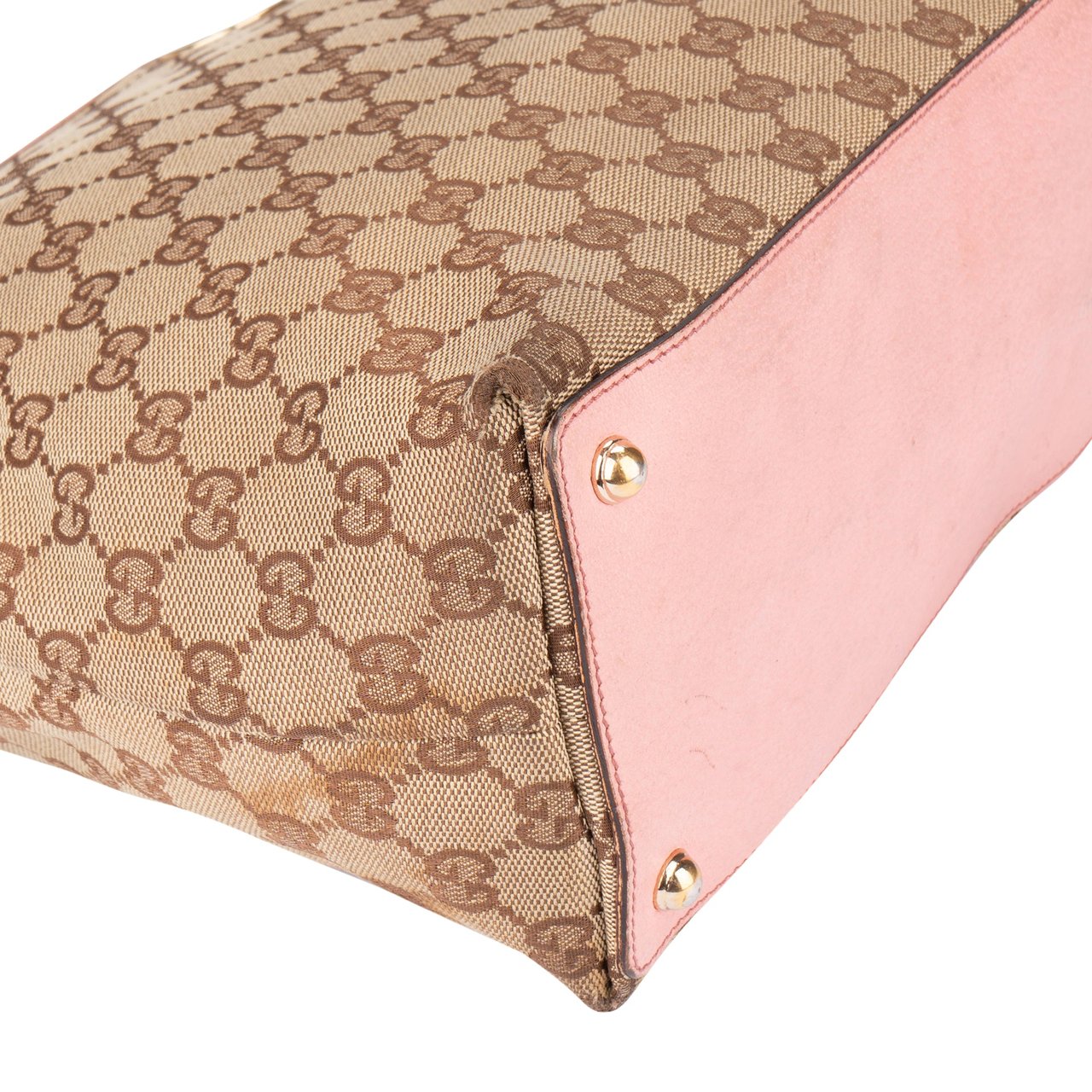 Gucci Gucci GG Monogram Eclipse Handbag Bruin