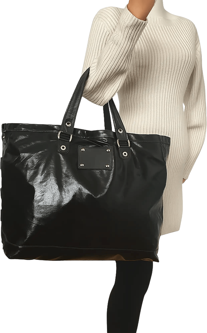 Gucci Gucci Tote Bag aus PVC Schwarz / sehr gut Zwart
