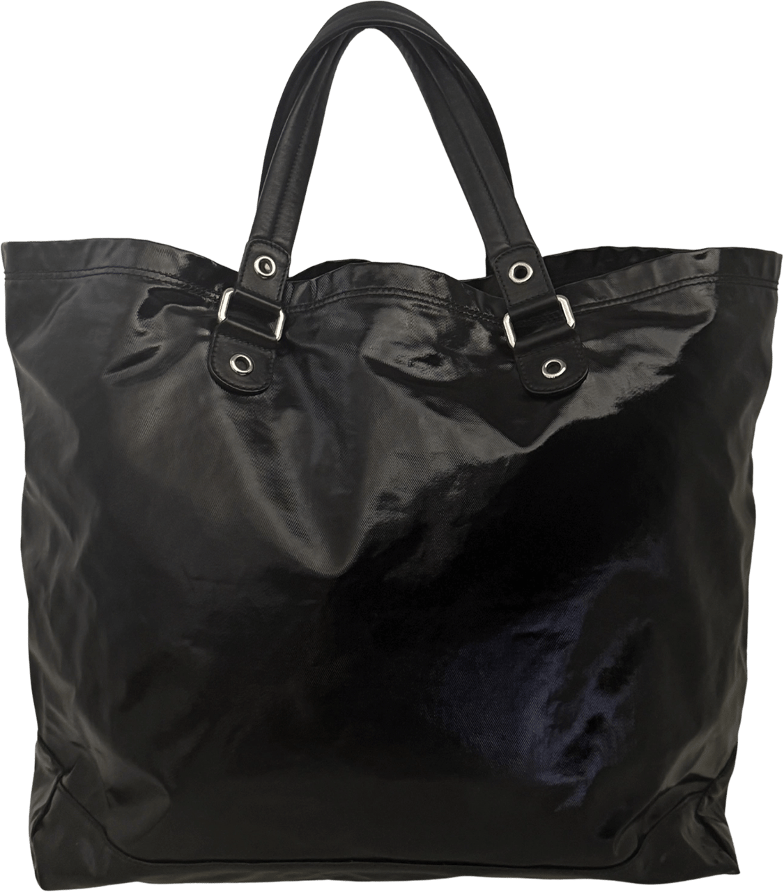 Gucci Gucci Tote Bag aus PVC Schwarz / sehr gut Zwart