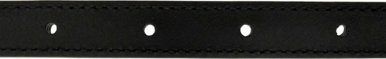 Gucci Gucci G Buckle narrow leather belt 85cm Black / very good Zwart