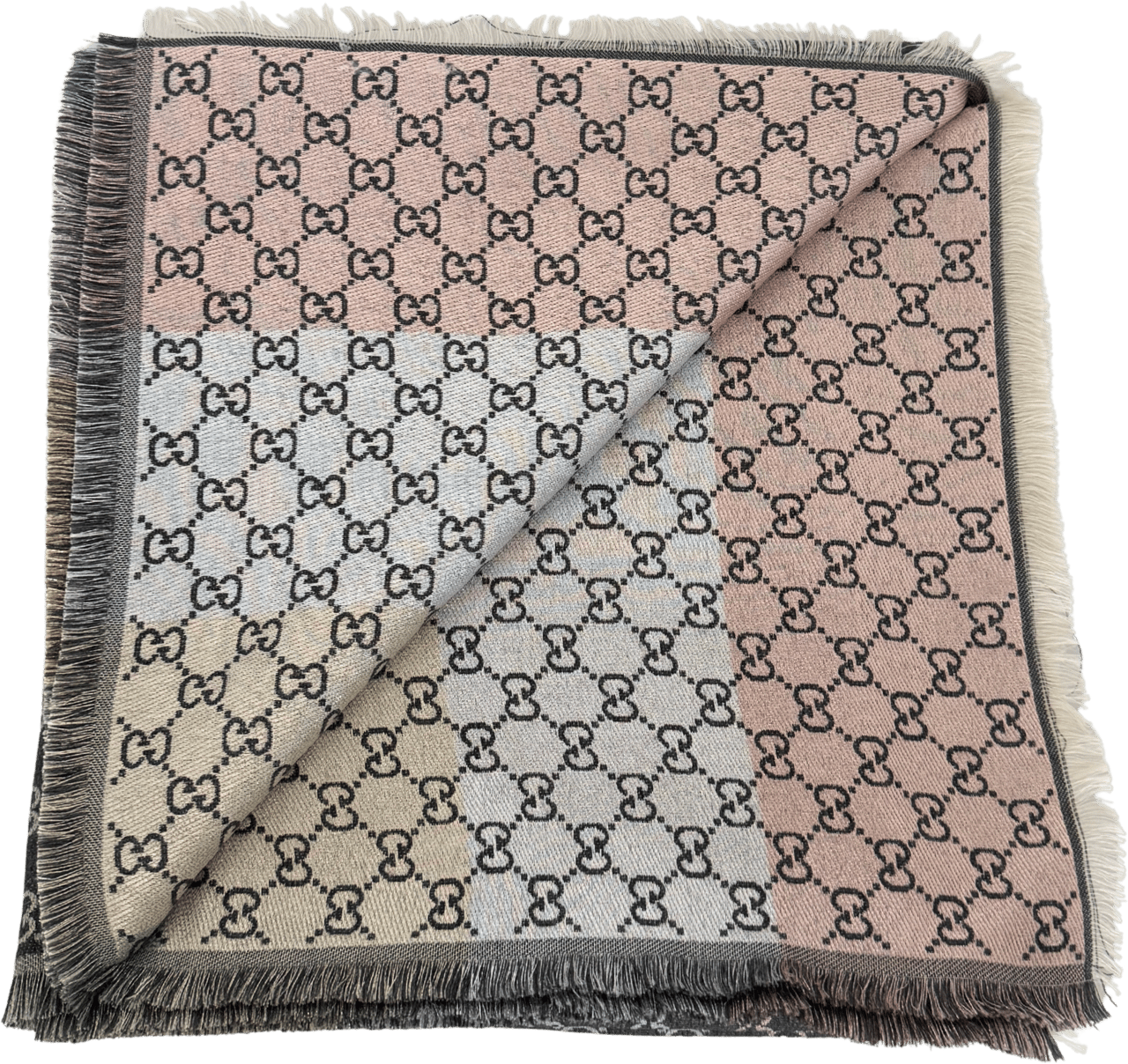 Gucci Gucci GG Rainbow Schal Multicolor / neuwertig Divers