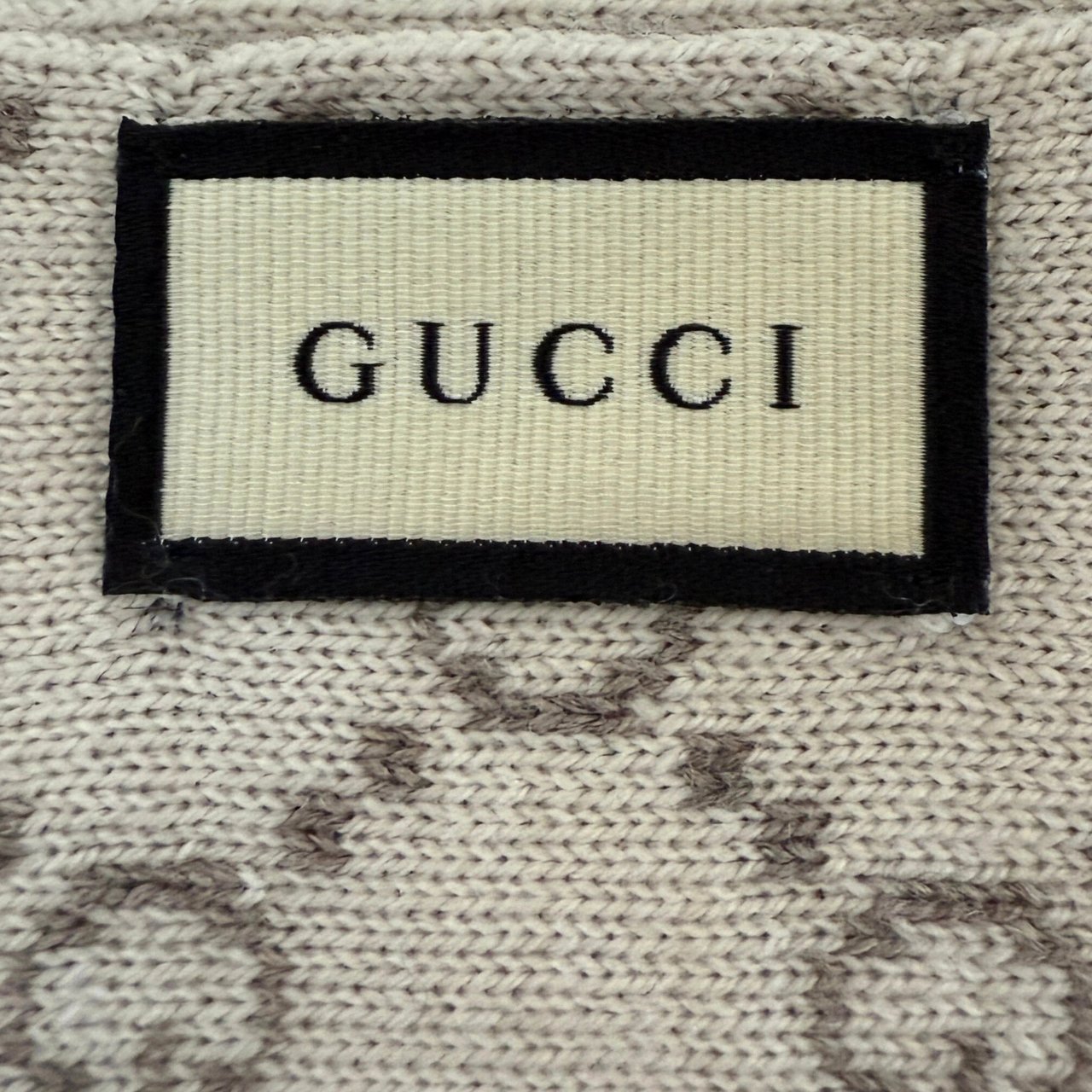 Gucci Gucci GG Schal aus Wolle Beige Creme / neuwertig Beige