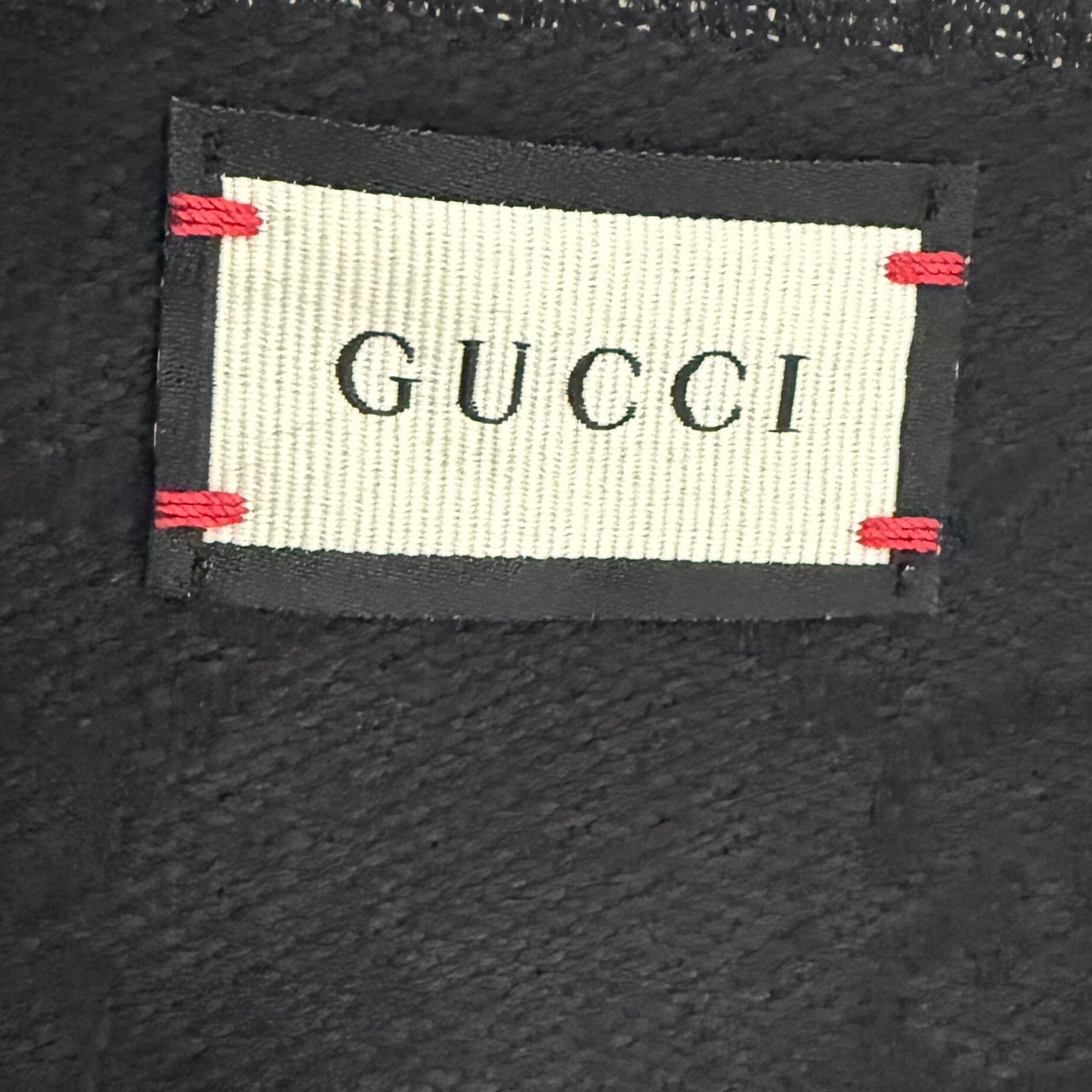 Gucci Gucci Schal aus Wolle Schwarz / neuwertig Zwart