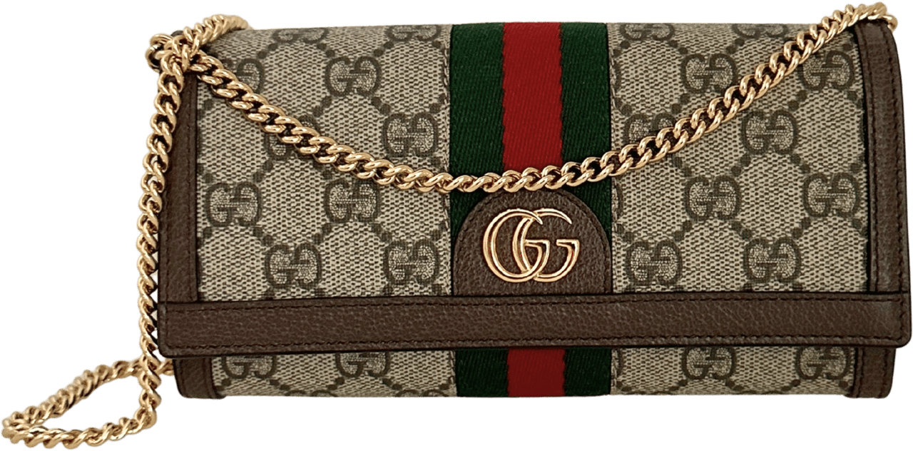 Gucci Gucci Ophidia Wallet on Chain neuste Kollektion 2025 / neuwertig Beige