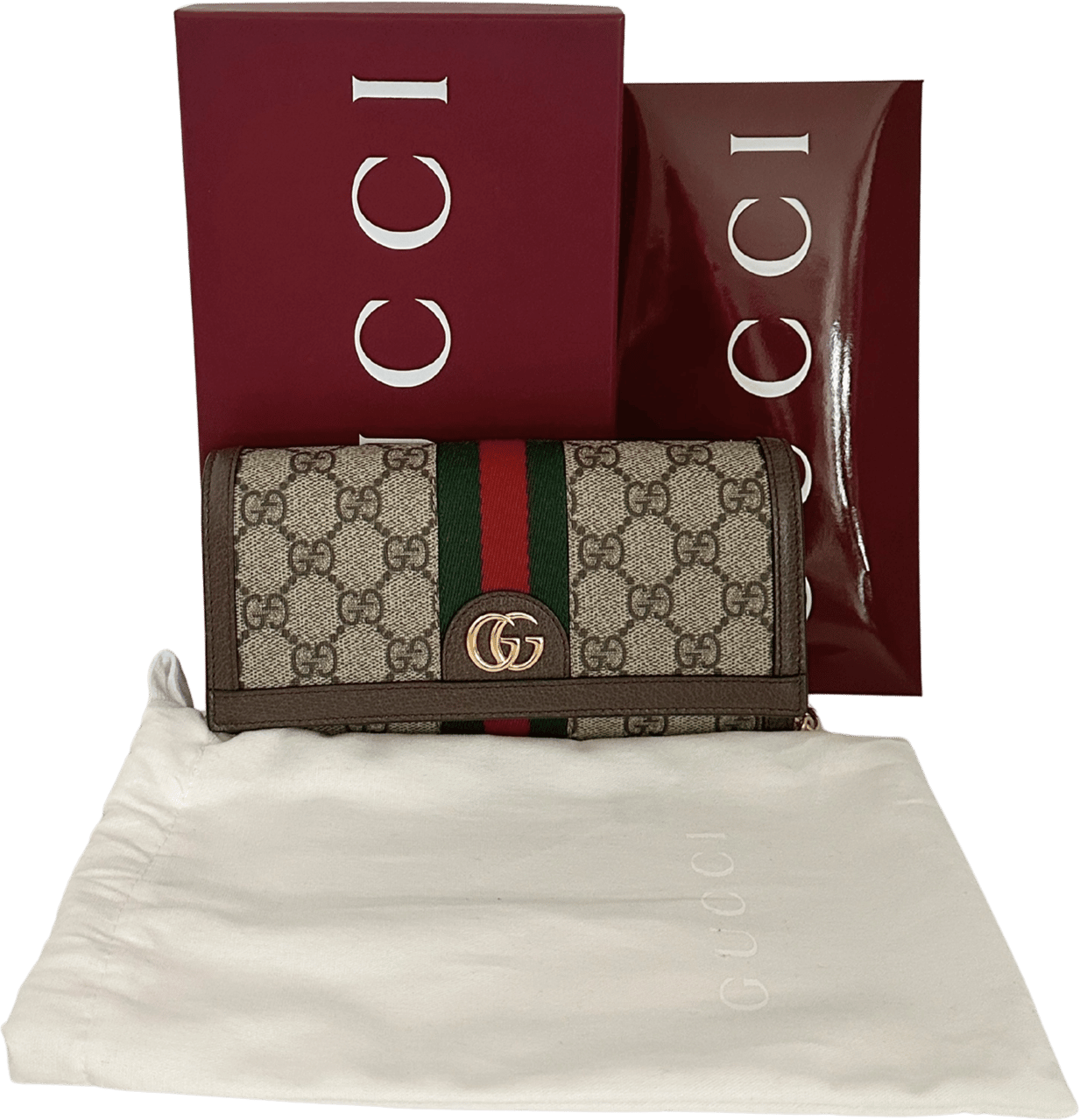 Gucci Gucci Ophidia Wallet on Chain neuste Kollektion 2025 / neuwertig Beige