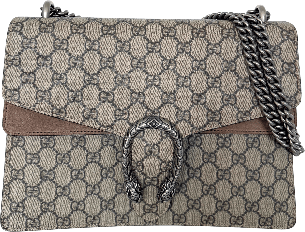 Gucci Gucci Dionysus Medium GG Supreme Braun Fullset / sehr gut Bruin