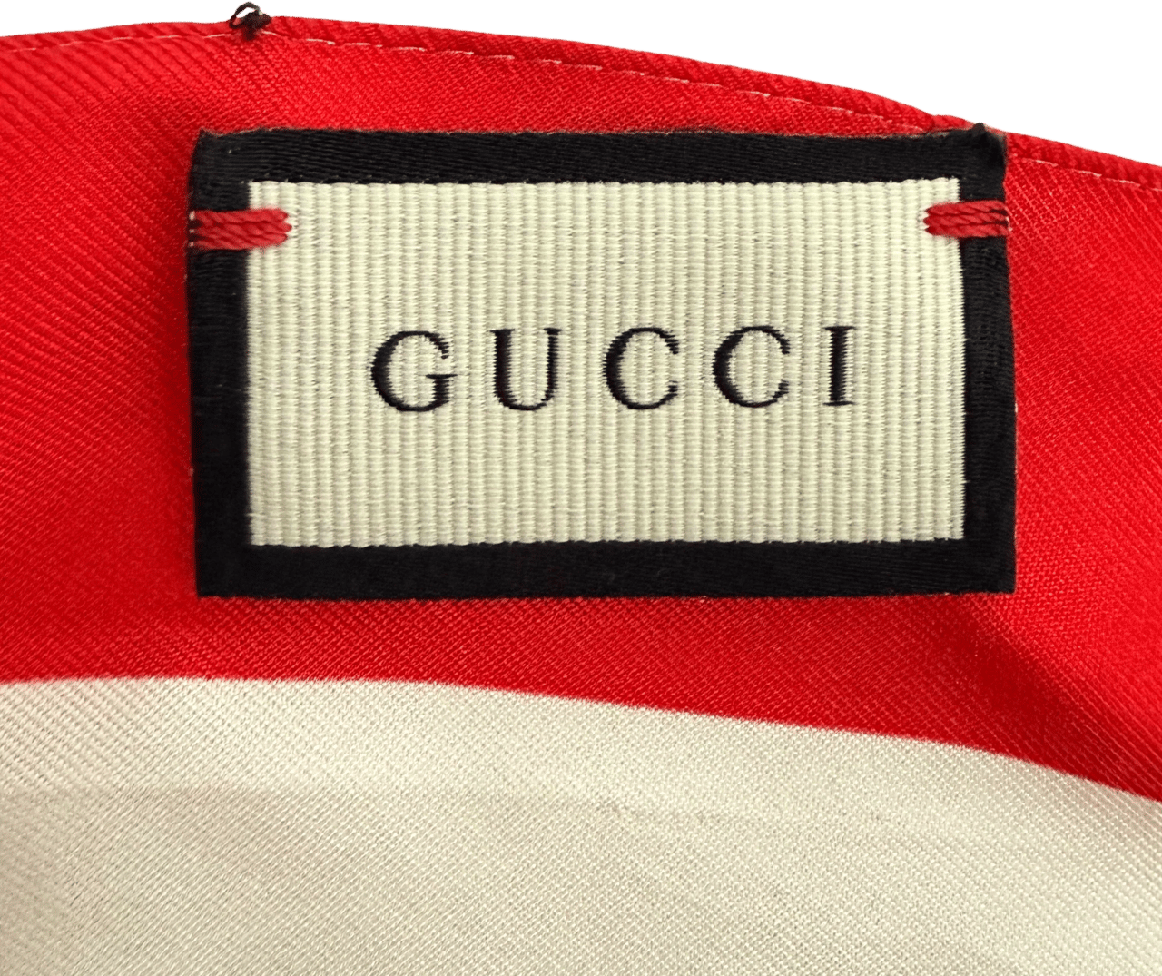 Gucci Gucci Pour La Cote Dazur Tuch Rot / gut Rood