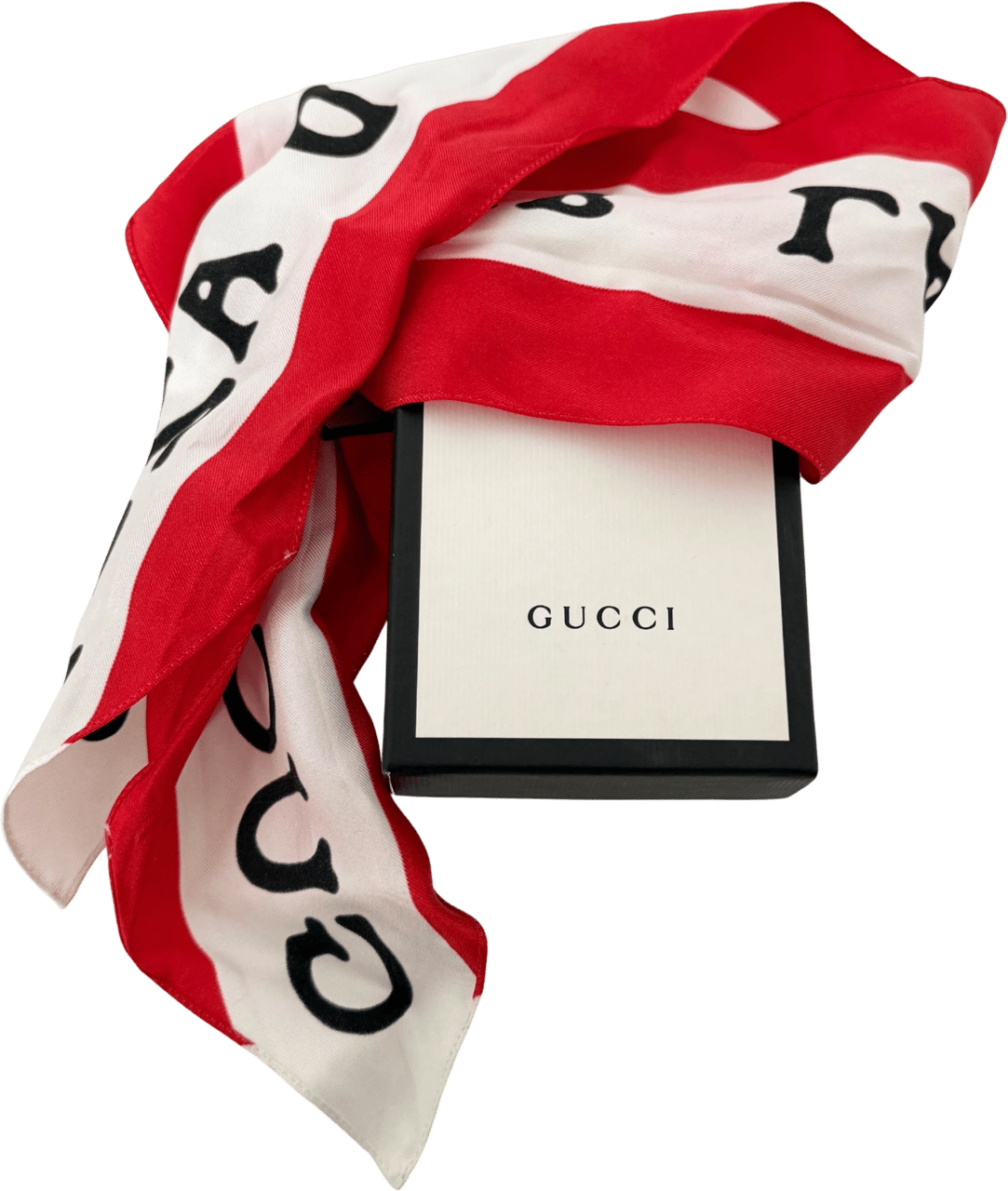 Gucci Gucci Pour La Cote Dazur Tuch Rot / gut Rood