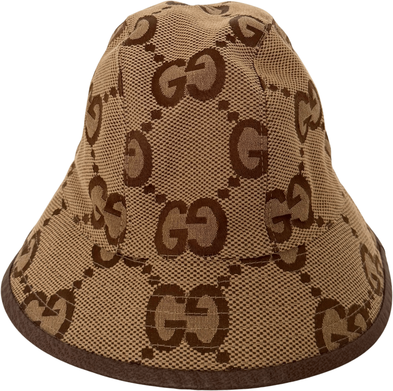 Gucci Gucci Jumbo GG Canvas Fischerhut Braun / neuwertig Bruin