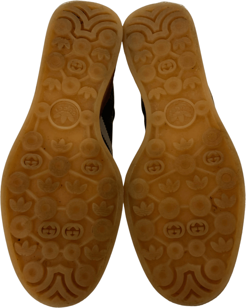 Gucci Adidas x Gucci Gazelle Wedge Beige GG Monogram Größe 38 Braun / sehr gut Bruin