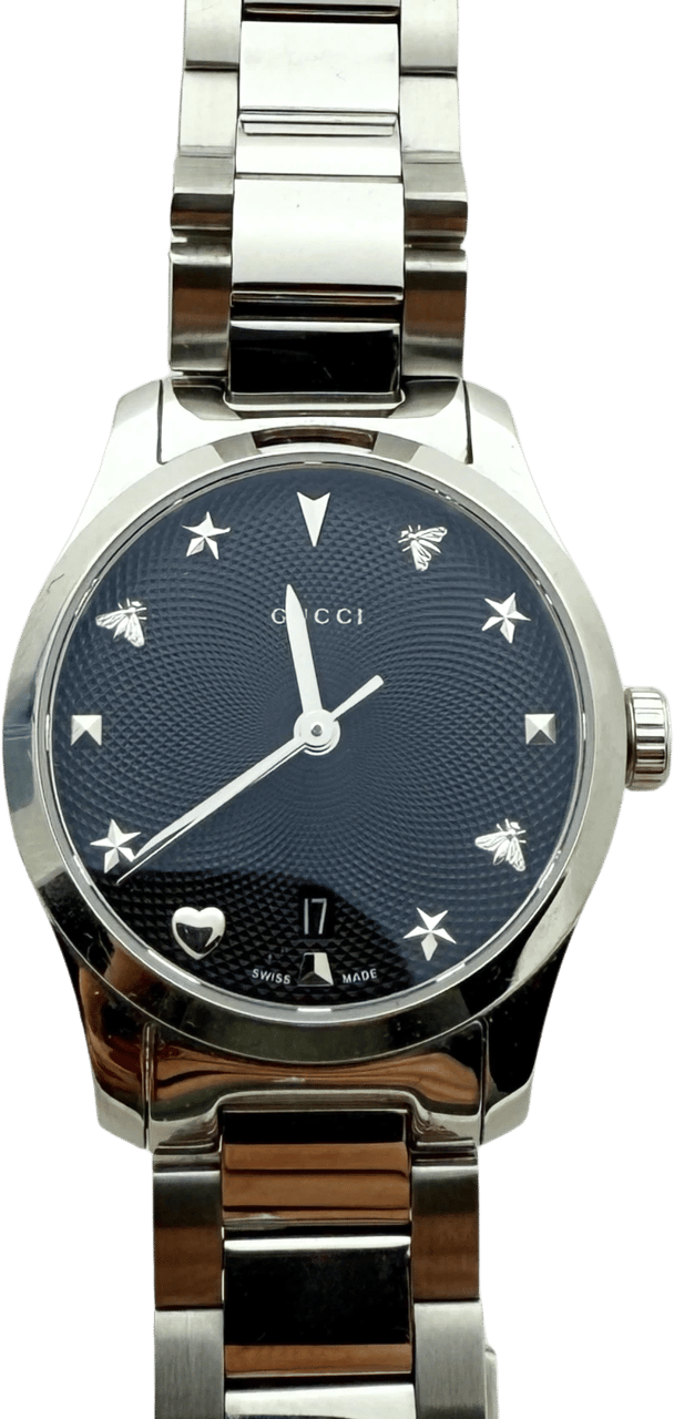 Gucci Gucci G-Timeless women's watch (model YA126573) silver / good Zilver