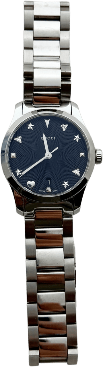 Gucci Gucci G-Timeless women's watch (model YA126573) silver / good Zilver