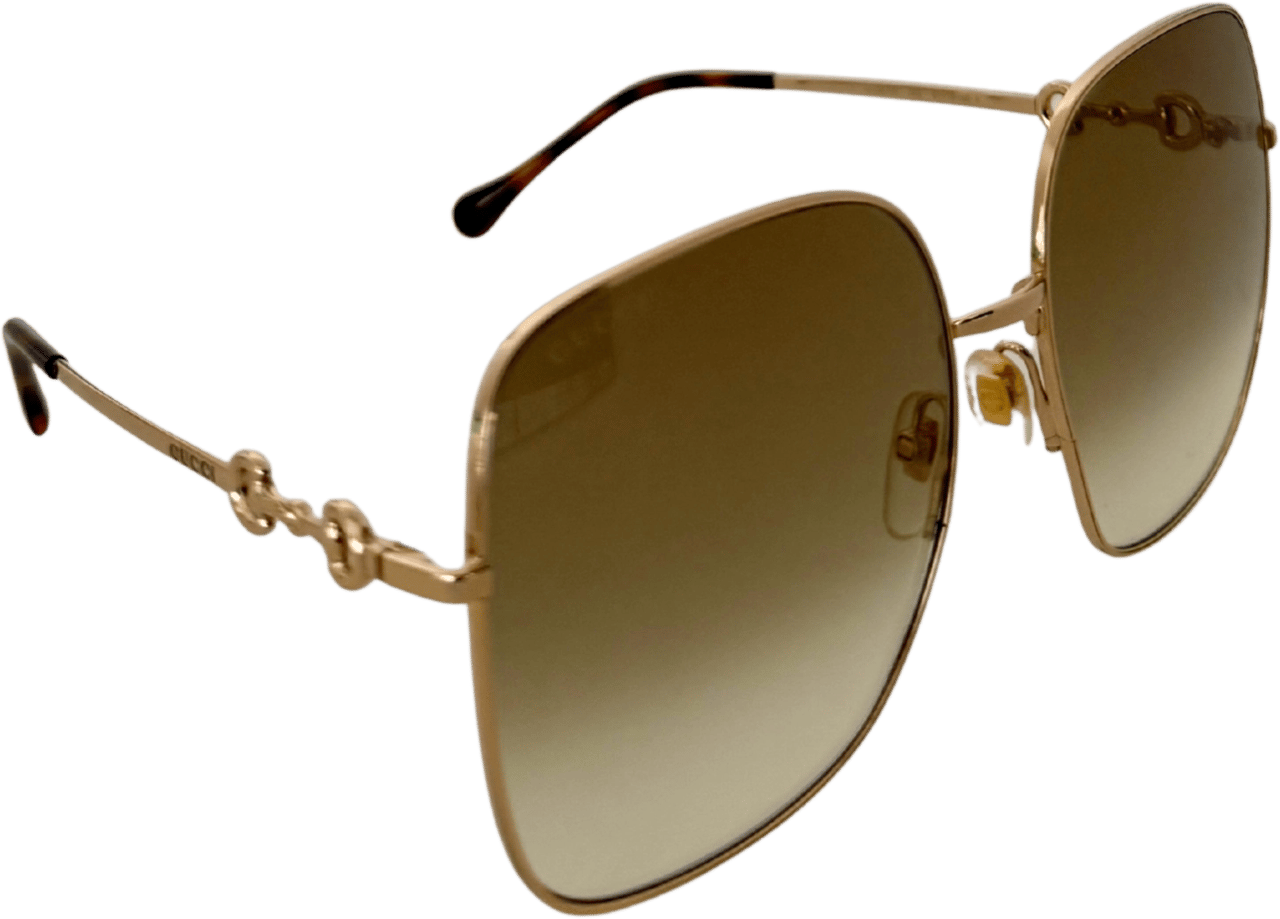 Gucci Gucci GG0879 Sunglasses Gold Goud