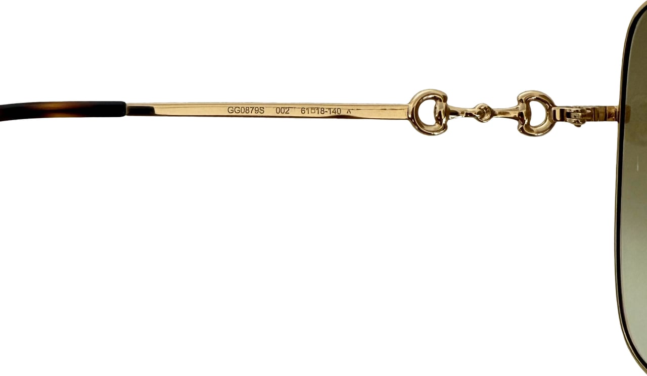 Gucci Gucci GG0879 Sunglasses Gold Goud