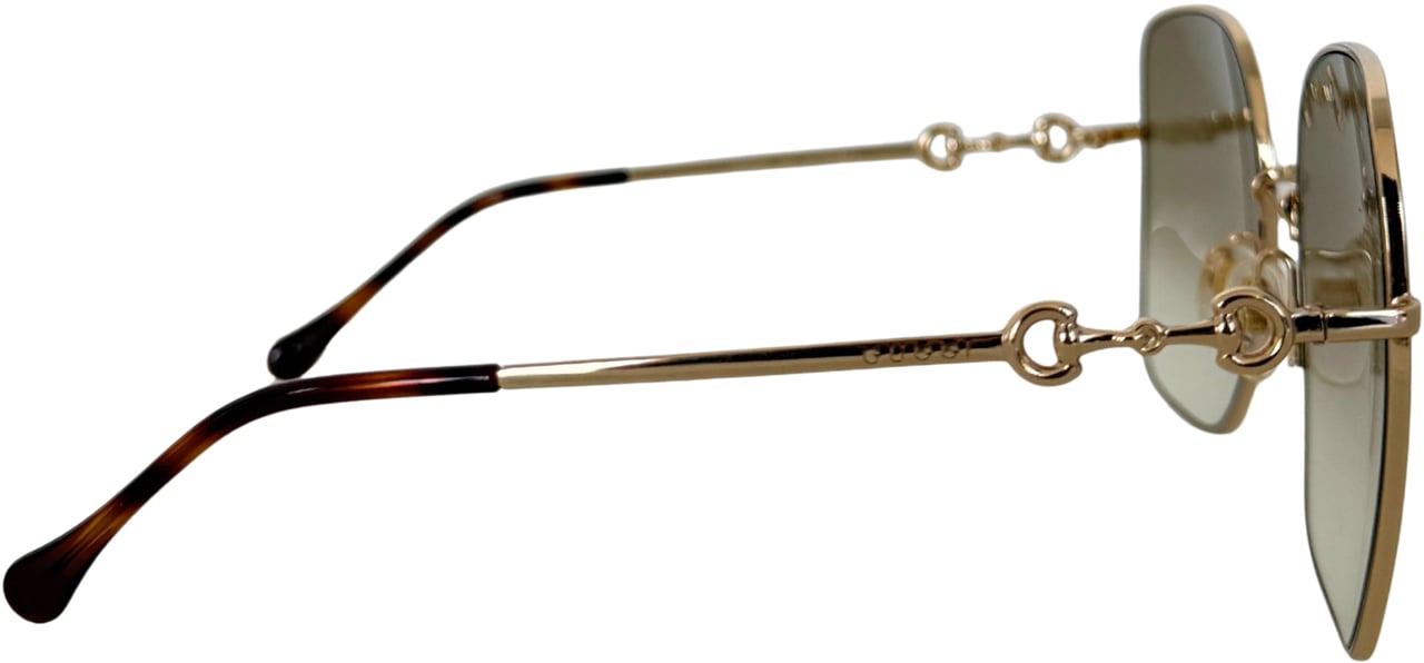 Gucci Gucci GG0879 Sunglasses Gold Goud