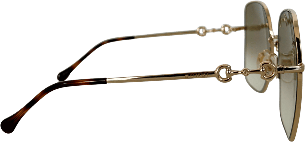 Gucci Gucci GG0879 Sunglasses Gold Goud