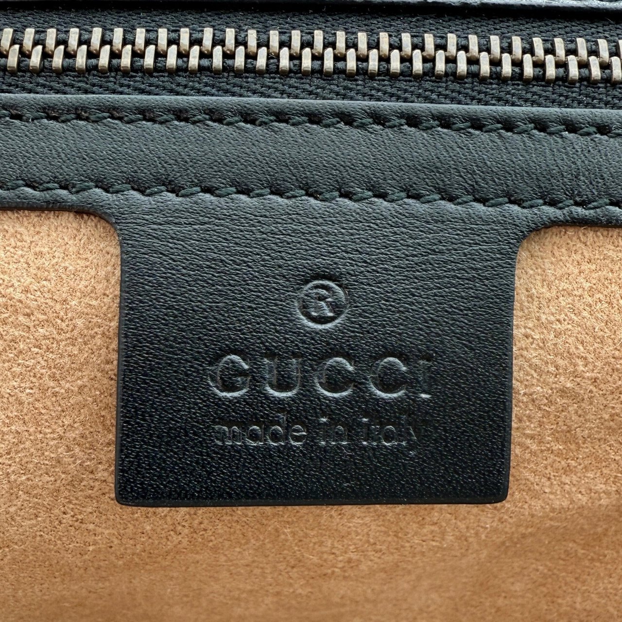 Gucci Gucci Queen Margaret Top Handle Tasche Schwarz / sehr gut Zwart