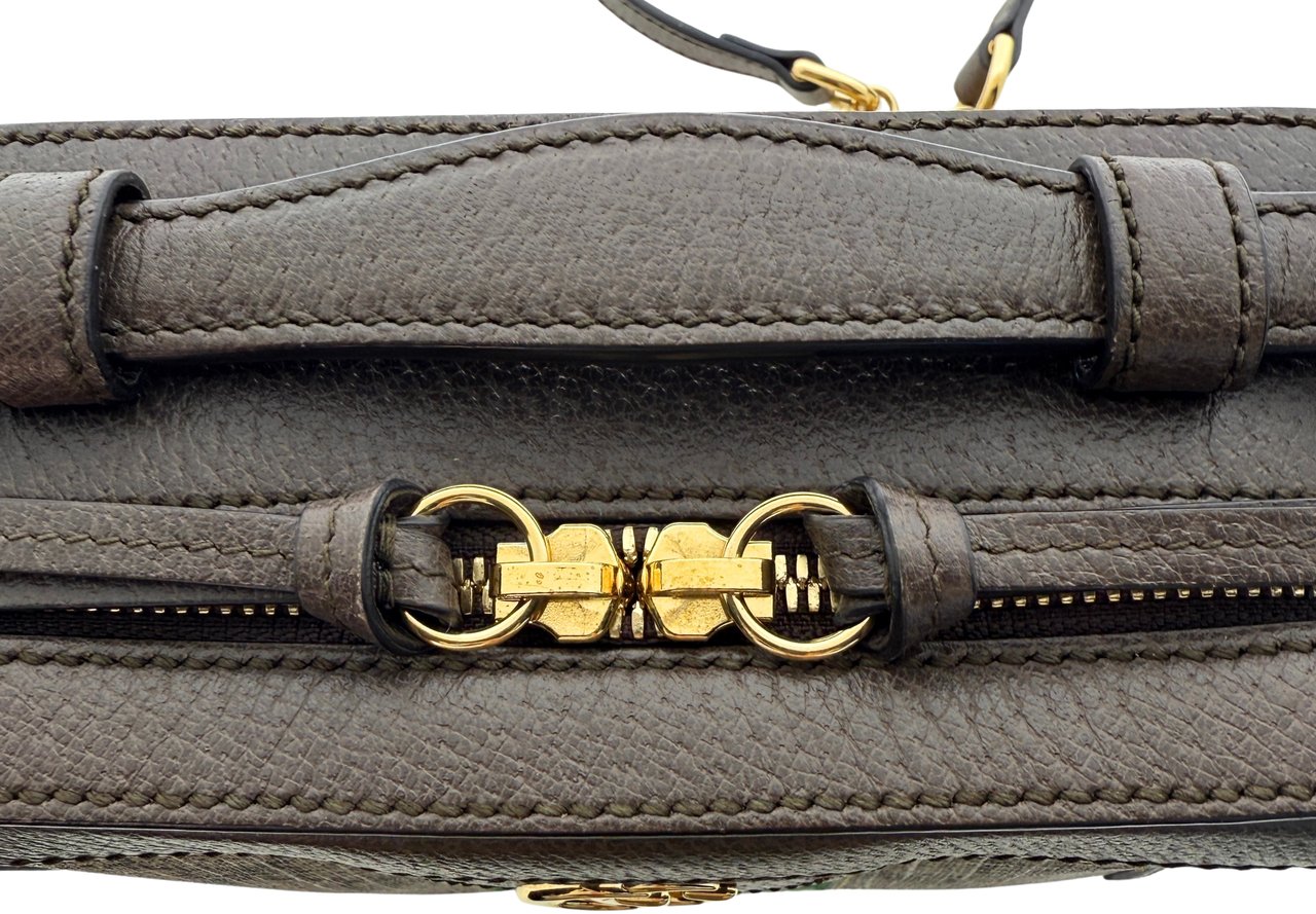Gucci Gucci Ophidia GG Mini Schultertasche Braun / sehr gut Bruin