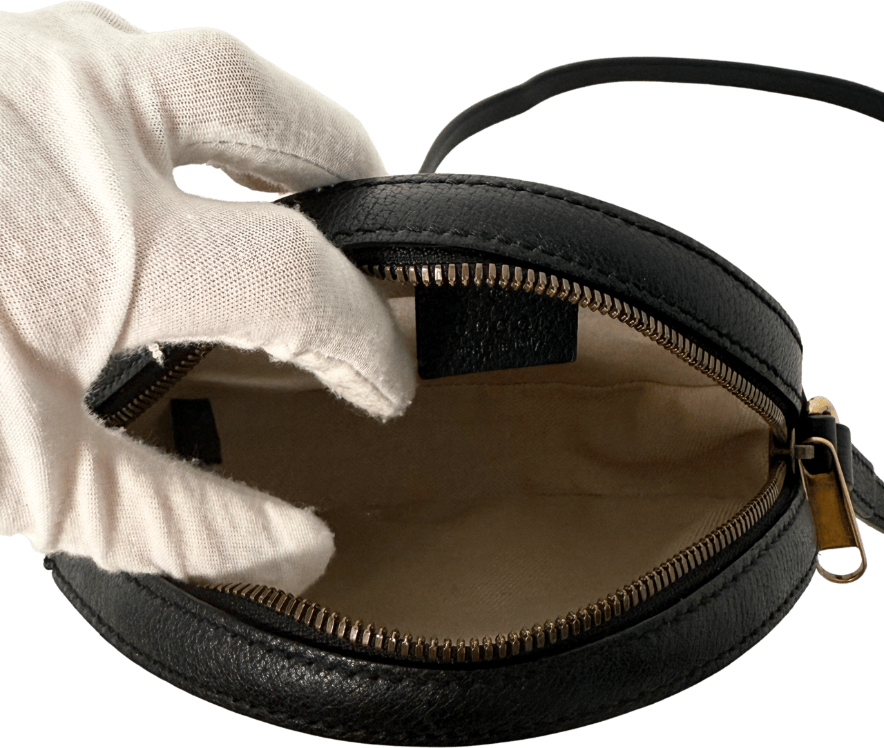 Gucci Gucci Runde GG Umhängetasche Velvet Rot Fullset / neuwertig Rood