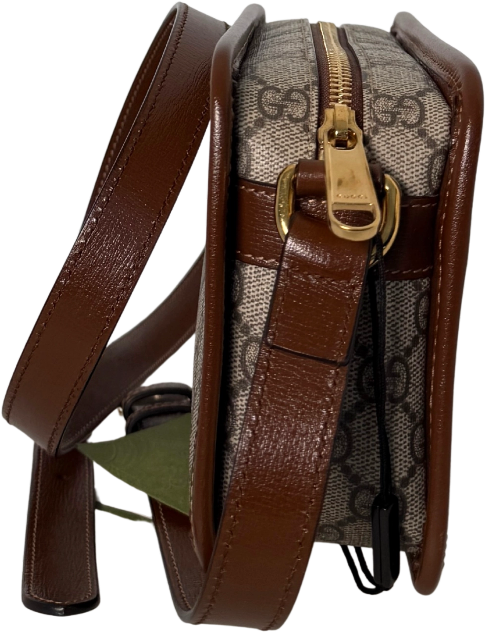 Gucci Gucci GG Supreme Schultertrasche Braun Fullset / sehr gut Bruin