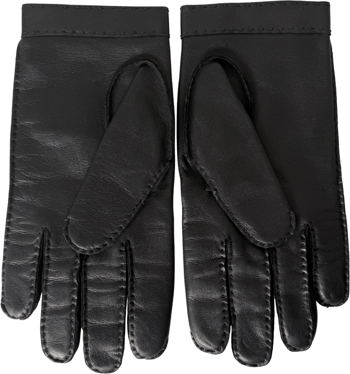 Gucci Gucci Lederhandschuhe Größe 8 1/2 Schwarz / neuwertig Zwart