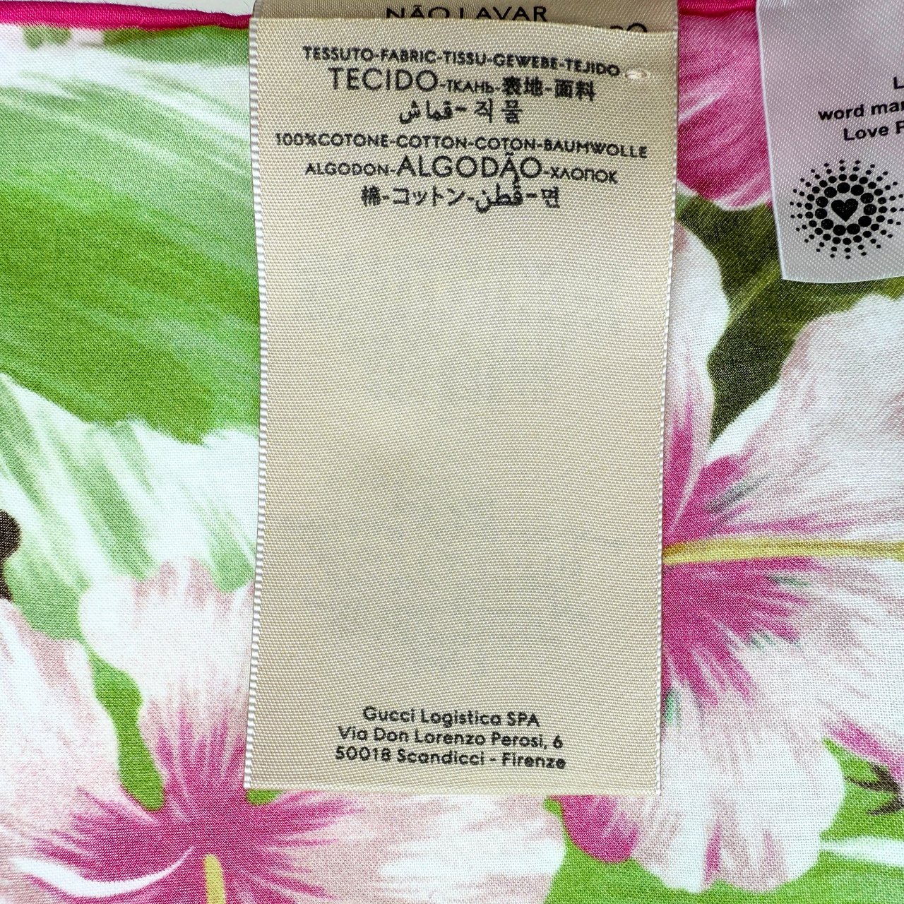 Gucci Gucci Love Parade Tuch Grün / neuwertig Groen