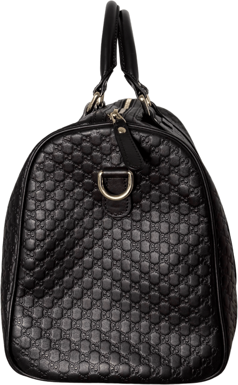 Gucci Gucci Microguccissima Boston Bag Schwarz / sehr gut Zwart