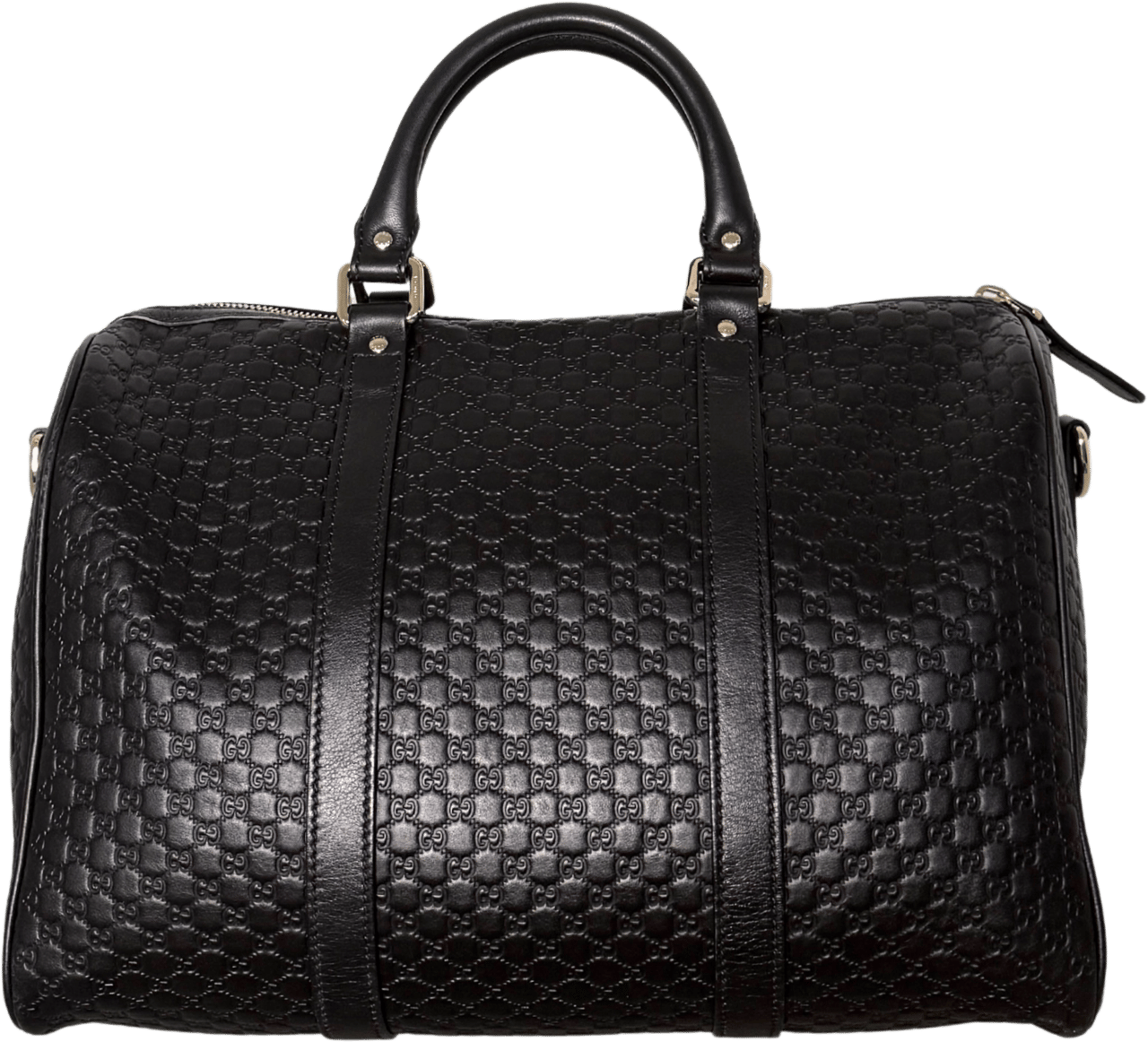 Gucci Gucci Microguccissima Boston Bag Schwarz / sehr gut Zwart