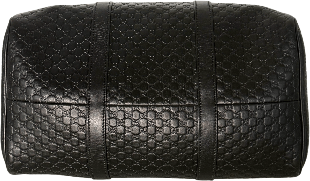 Gucci Gucci Microguccissima Boston Bag Schwarz / sehr gut Zwart