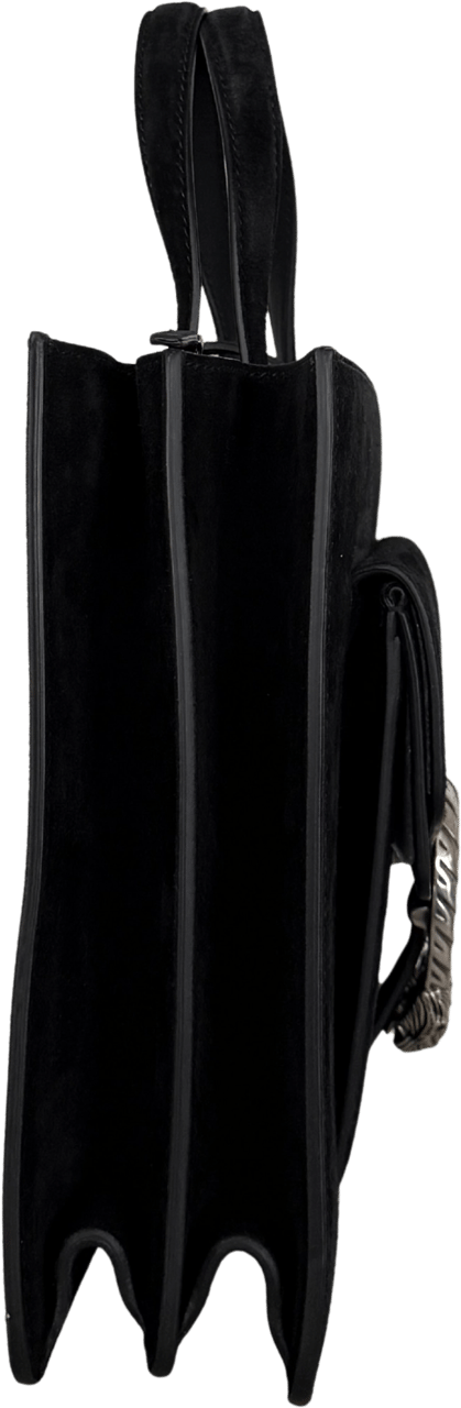 Gucci Gucci Dionysus Handtasche aus Veloursleder Schwarz / sehr gut Zwart