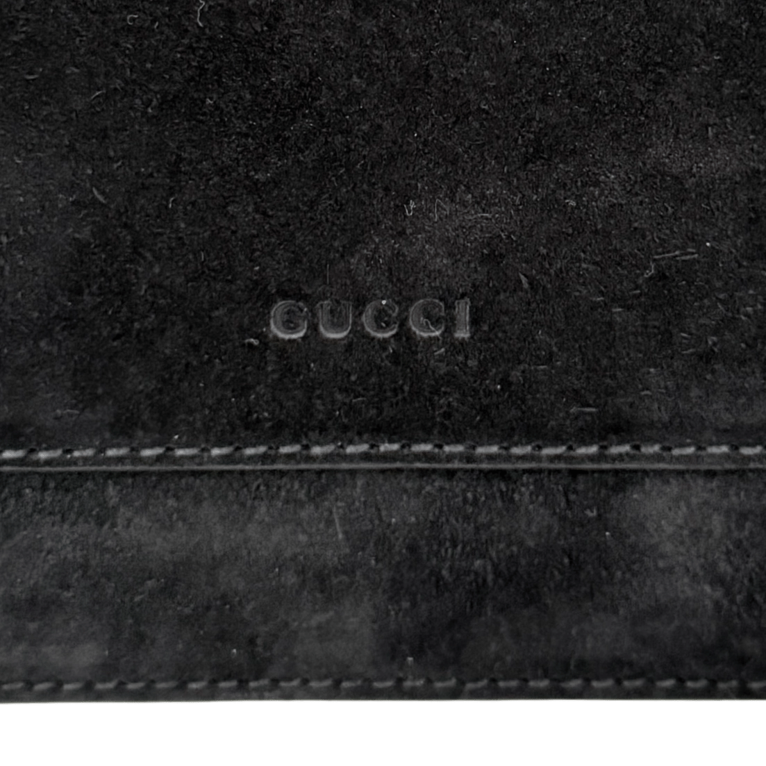 Gucci Gucci Dionysus Handtasche aus Veloursleder Schwarz / sehr gut Zwart