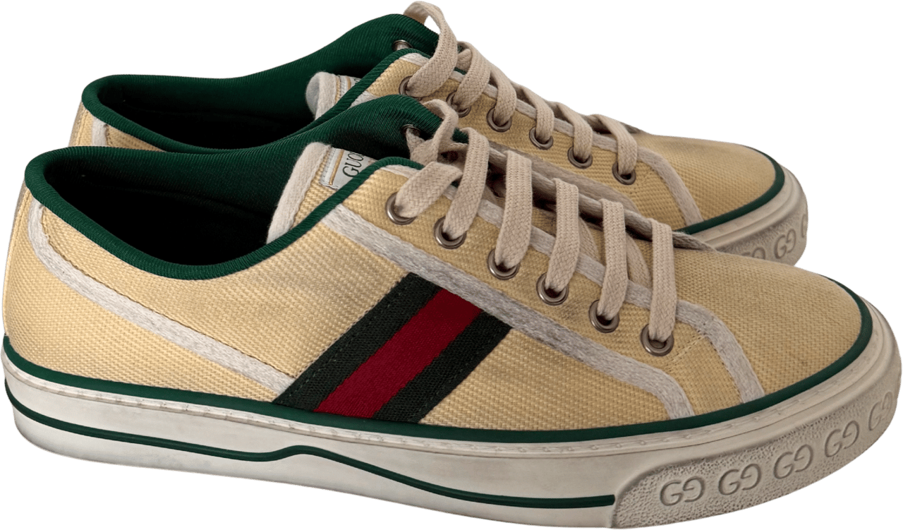 Gucci Gucci Tennis 1977 Low-Top-Sneaker Größe 40 Beige Fullset / neuwertig Beige