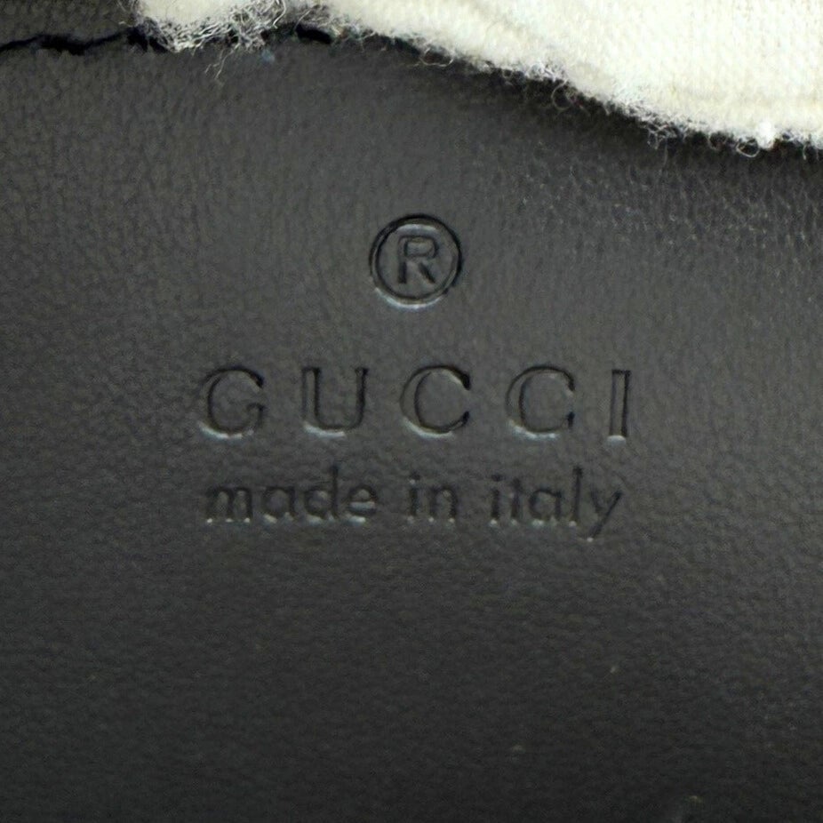 Gucci Gucci GG Matelassé Umhängetasche Schwarz / sehr gut Zwart