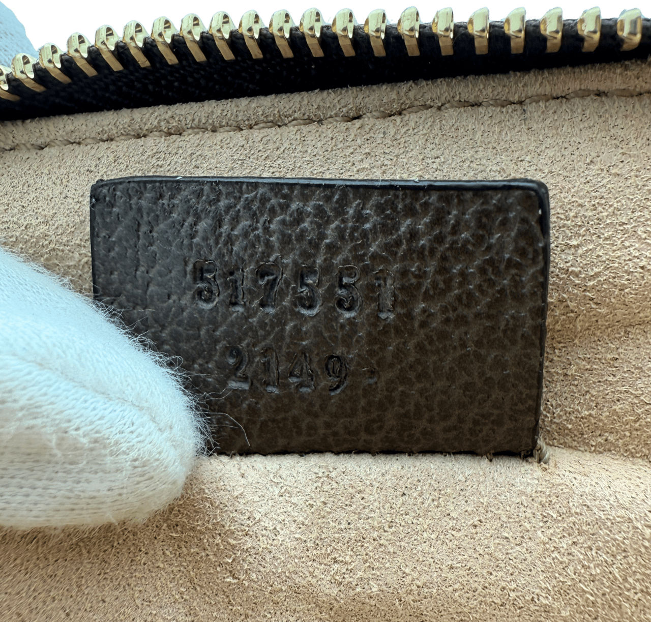Gucci Gucci Ophidia Pouch aus GG Supreme-Canvas Braun / neuwertig Bruin