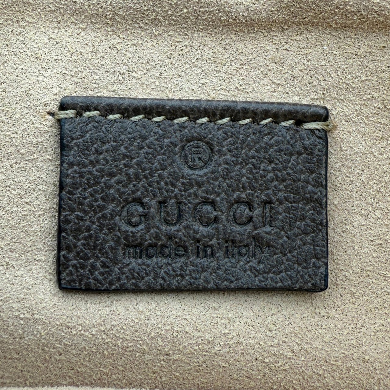 Gucci Gucci Ophidia Pouch aus GG Supreme-Canvas Braun / neuwertig Bruin