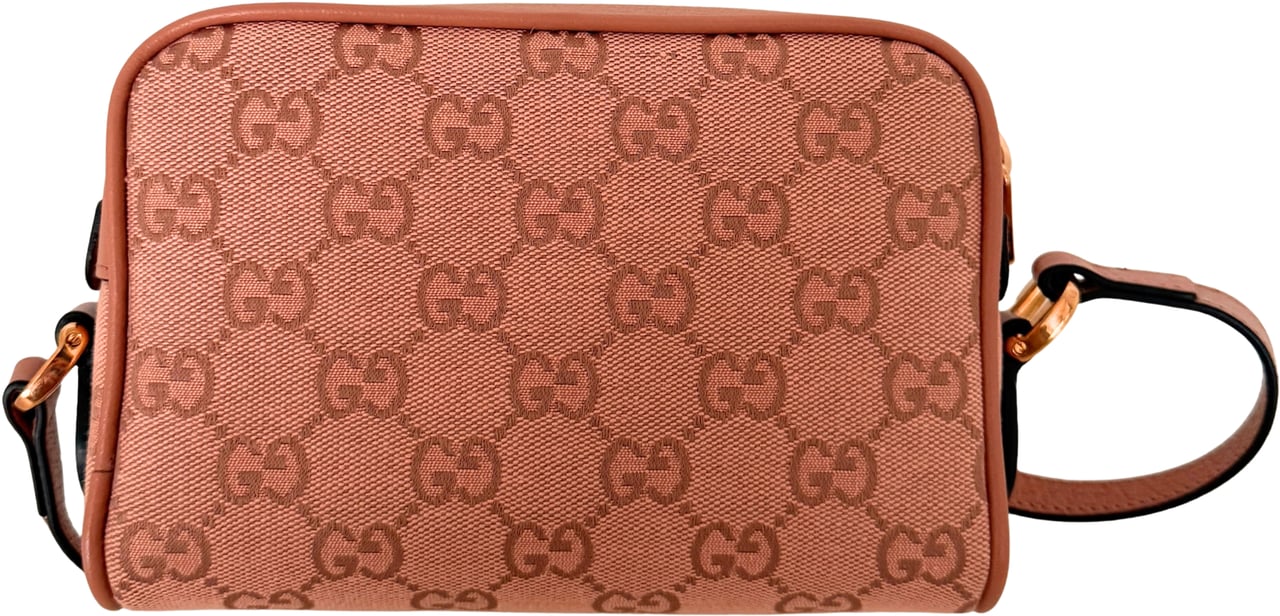 Gucci Gucci Ophidia Mini Bag Canvas Pink / neuwertig Roze