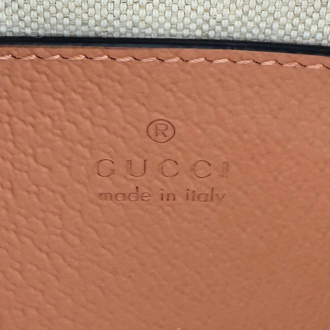 Gucci Gucci Ophidia Mini Bag Canvas Pink / neuwertig Roze