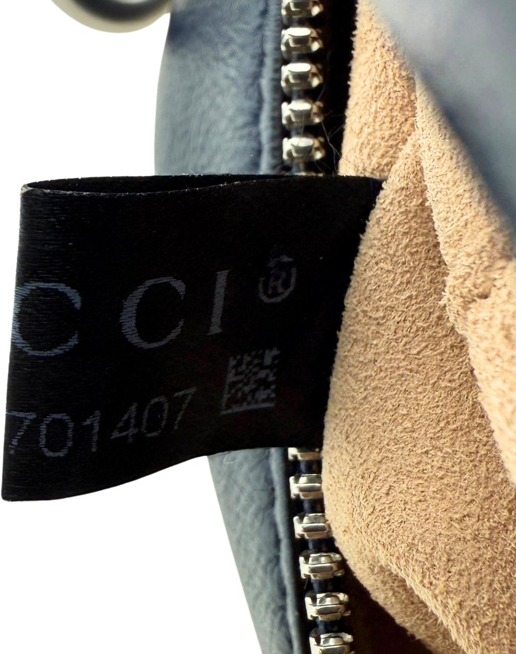 Gucci Gucci GG Marmont Torchon Schultertasche Blau / sehr gut Blauw