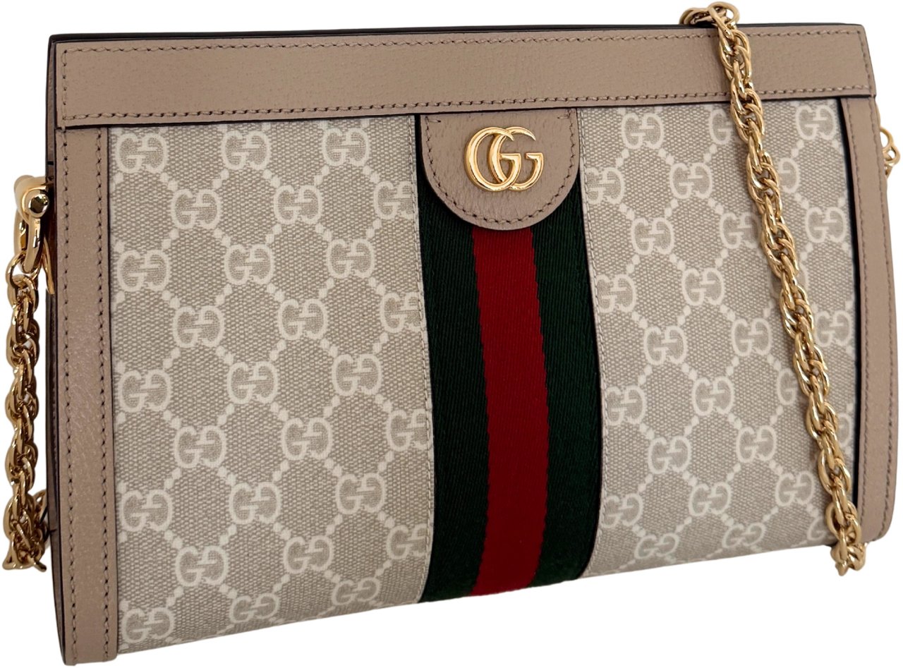 Gucci Gucci Ophidia GG kleine Schultertasche Beige / neuwertig Beige