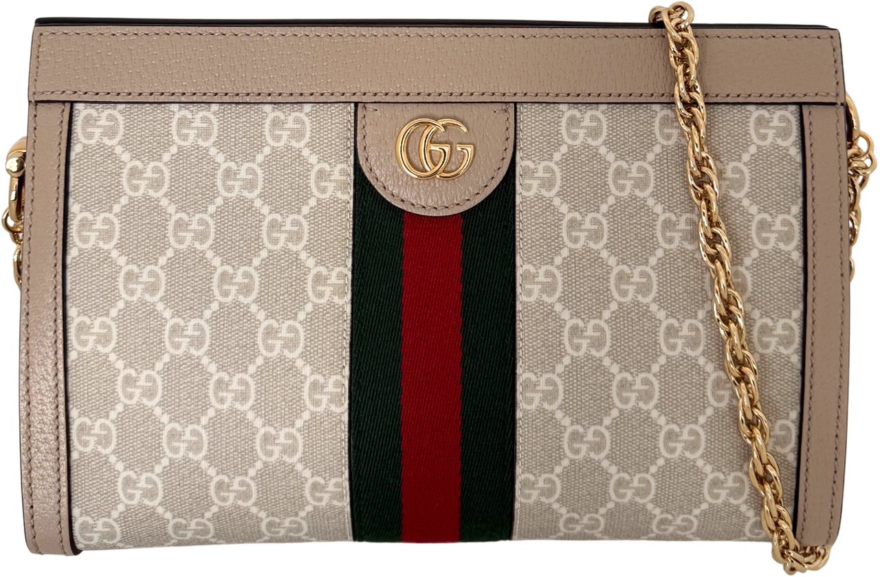 Gucci Gucci Ophidia GG kleine Schultertasche Beige / neuwertig Beige