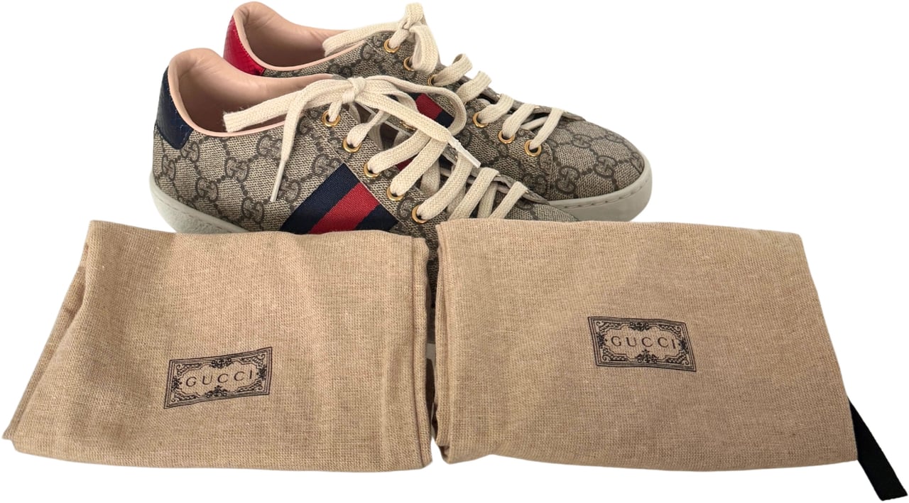 Gucci Gucci Ace Damensneaker Größe 36 1/2 Braun / sehr gut Bruin