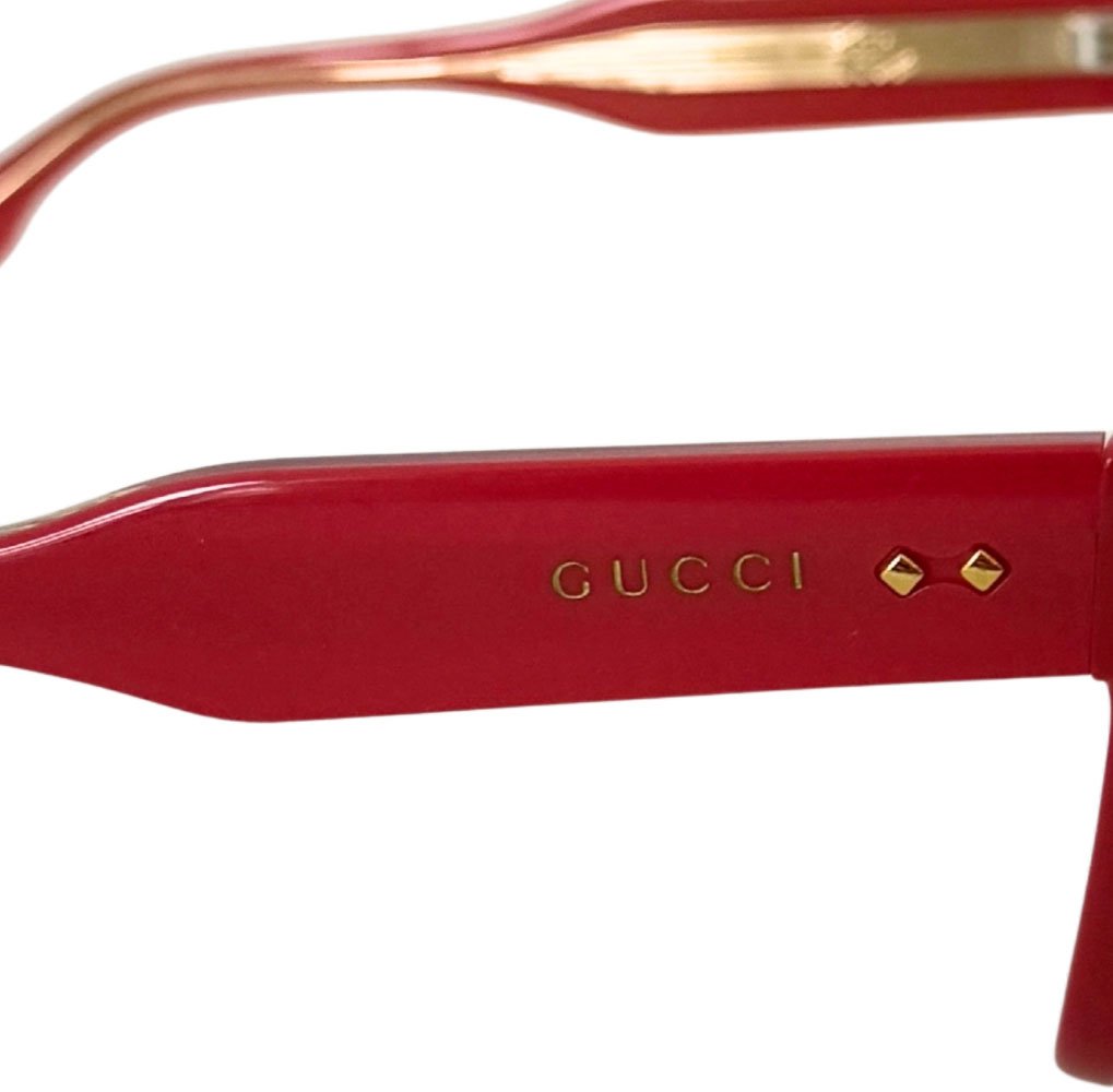 Gucci Gucci Sonnenbrille GG1082S 004 Rot / neuwertig Rood