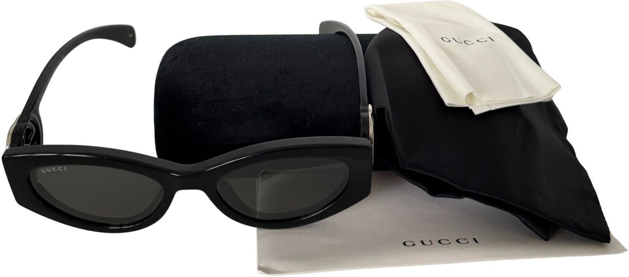 Gucci Gucci Sonnenbrille GG1691S Schwarz / neuwertig Zwart