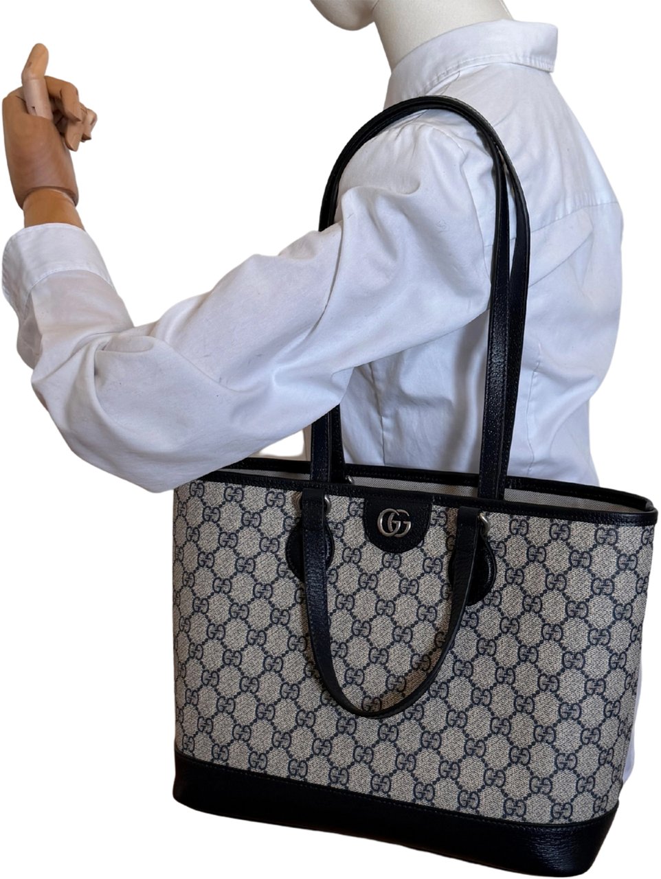 Gucci Gucci Ophidia GG Supreme Small Shopper beige Fullset / neuwertig Beige