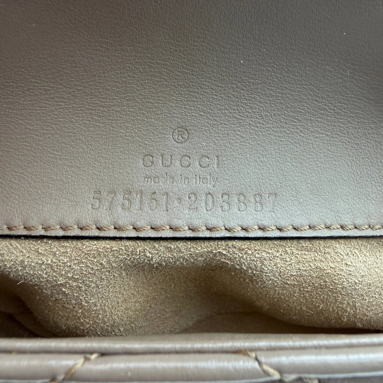 Gucci Gucci GG Marmont Matelasse Micro Bag Dusty Pink / neuwertig Roze