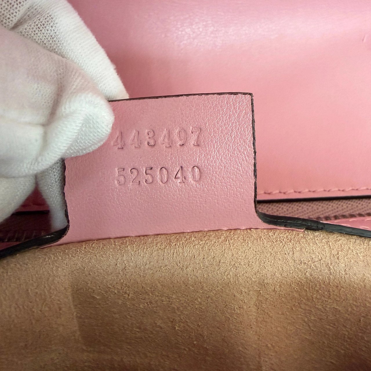 Gucci Gucci GG Marmont Small pink silber Hardware / neuwertig Roze